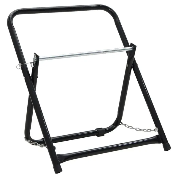 Gossi carut tambur furtun 48 cm 45 kg negru otel vopsit electrostatic