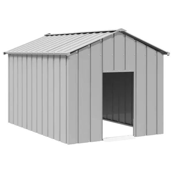 Gossi casa pentru caini cu acoperis 113x153x101 cm otel galvanizat