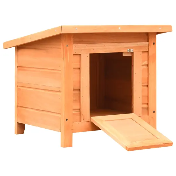 Gossi casuta pisici, 50x46x43,5 cm, lemn masiv de pin si brad