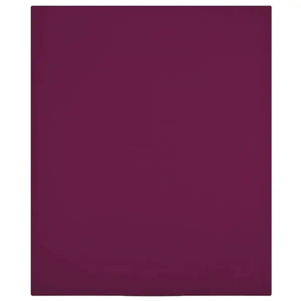 Gossi cearsaf de pat cu elastic, 2 buc, bordo, 100x200 cm, bumbac