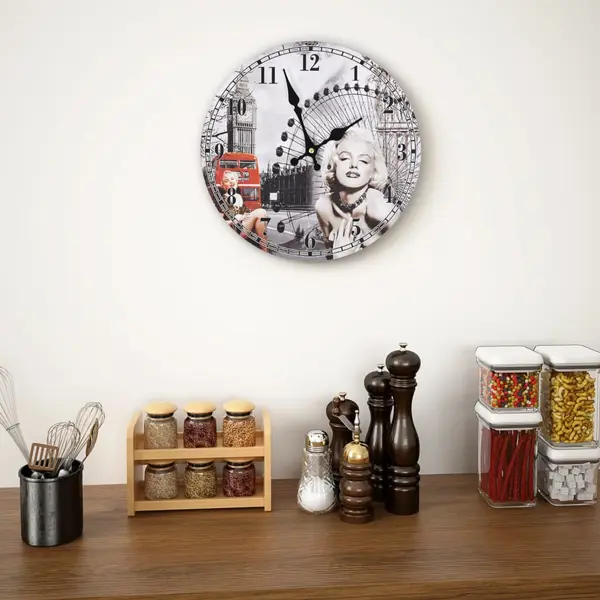 Gossi ceas de perete vintage marilyn monroe, 30 cm
