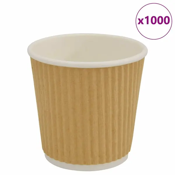 Gossi cesti de cafea din hartie 1000 buc 4oz 100ml maro