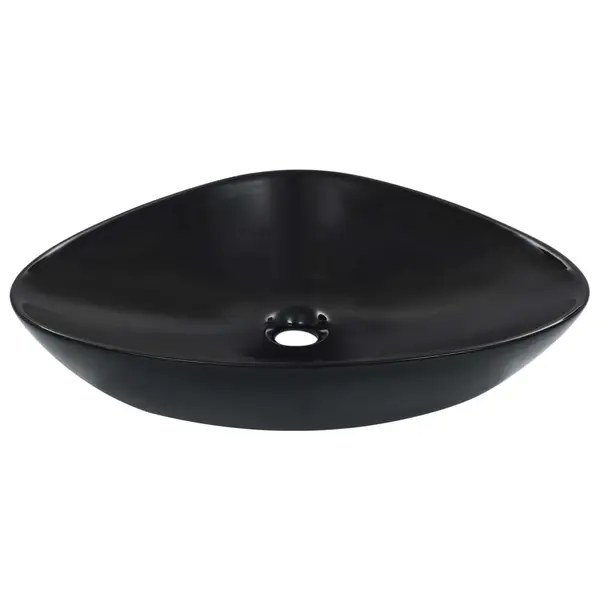 Gossi chiuveta de baie, negru, 58,5x39x14 cm, ceramica