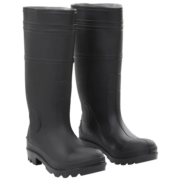 Gossi cizme de ploaie, negru, pvc, marime 40