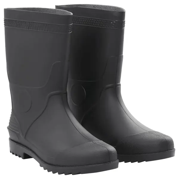 Gossi cizme de ploaie, negru, pvc, marime 46