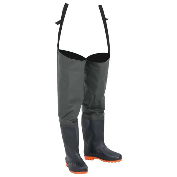 Gossi cizme lungi pescaresti, verde inchis, marimea 38
