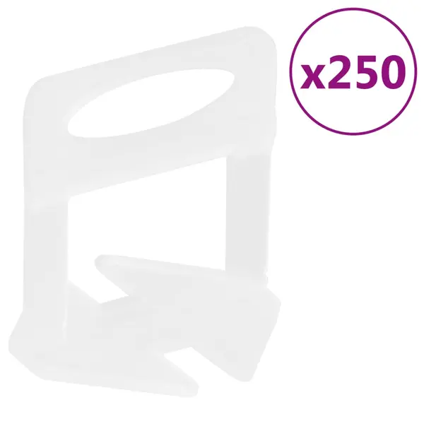 Gossi cleme de nivelare a placilor 250 buc 2 mm