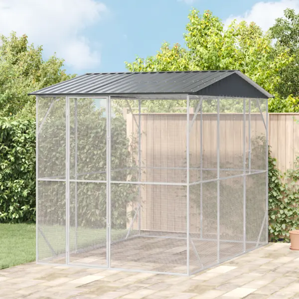 Gossi colivie de pasari, antracit, 310x227x247 cm, otel