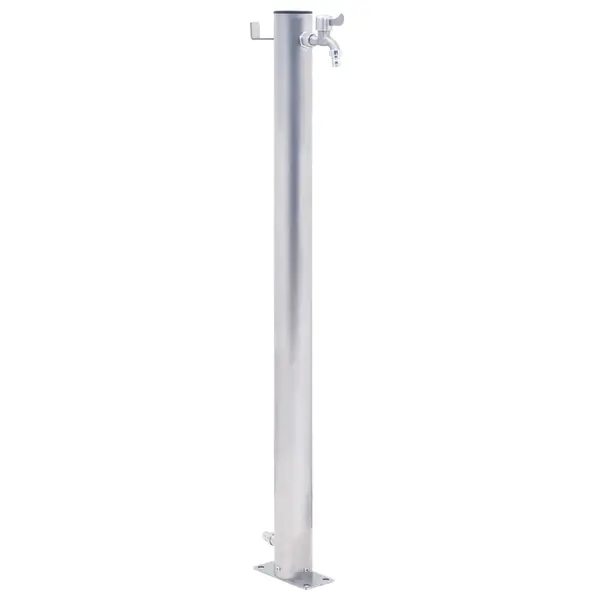 Gossi coloana de apa de gradina, 60 cm, otel inoxidabil, rotund