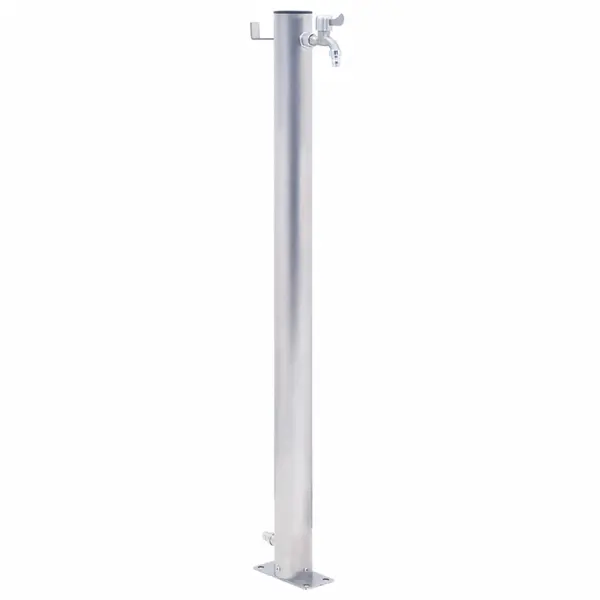 Gossi coloana de apa de gradina, 80 cm, otel inoxidabil, rotund