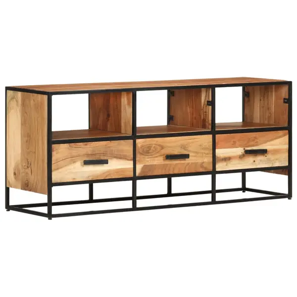 Gossi comoda tv, 110x30x45, lemn masiv de acacia