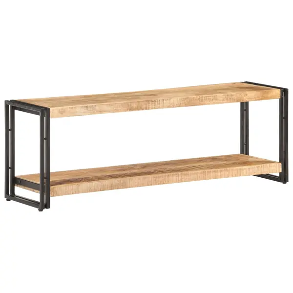 Gossi comoda tv, 120 x 30 x 40 cm, lemn de mango nefinisat