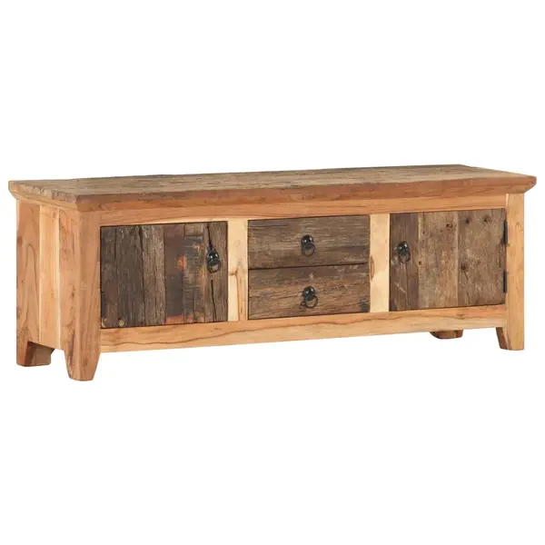 Gossi comoda tv, 120 x 30 x 40 cm, lemn masiv acacia/lemn reciclat