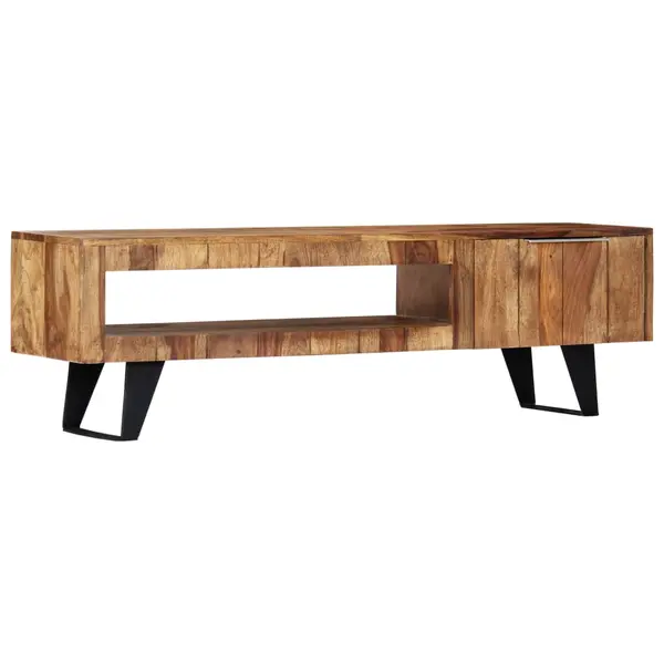 Gossi comoda tv, 140 x 30 x 40 cm, lemn masiv de sheesham