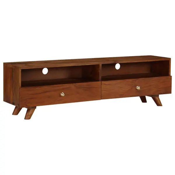 Gossi comoda tv, 140 x 30 x 40 cm, lemn masiv reciclat
