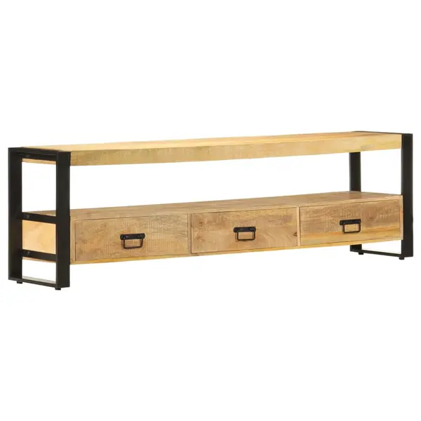 Gossi comoda tv, 150x30x45 cm, lemn masiv de mango