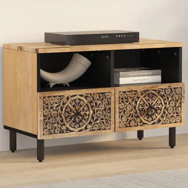 Gossi comoda tv, 70x33x46 cm, lemn masiv de mango