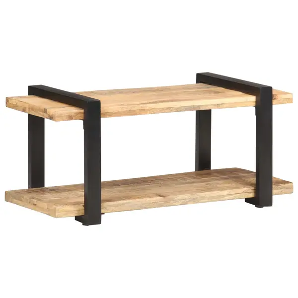 Gossi comoda tv, 90 x 40 x 40 cm, lemn de mango nefinisat