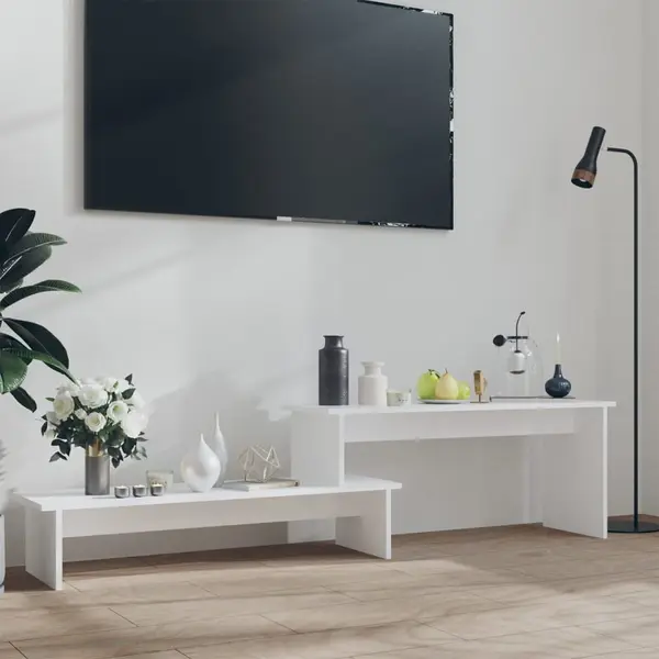 Gossi comoda tv, alb, 180x30x43 cm, pal