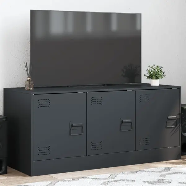 Gossi comoda tv, antracit, 99x39x44 cm, otel