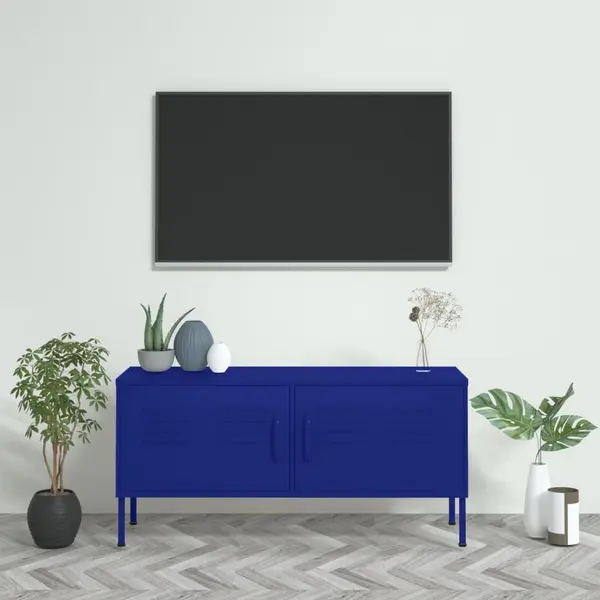 Gossi comoda tv, bleumarin, 105x35x50 cm, otel
