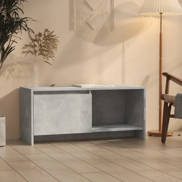 Gossi comoda tv, gri beton, 90x35x40 cm, pal