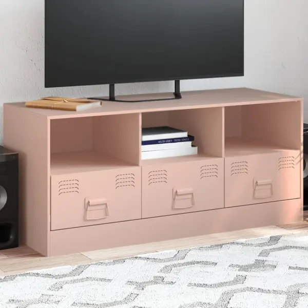 Gossi comoda tv, roz, 99x39x44 cm, otel