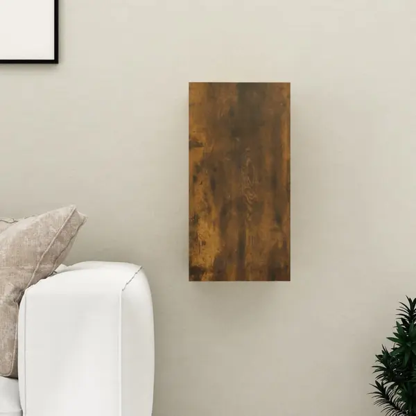 Gossi comoda tv, stejar fumuriu, 30,5x30x60 cm, lemn prelucrat