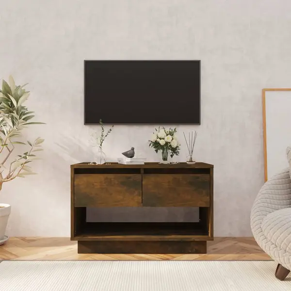 Gossi comoda tv, stejar fumuriu, 70x41x44 cm, pal