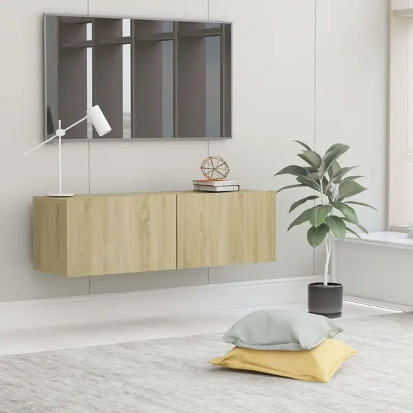 Gossi comoda tv, stejar sonoma, 100 x 30 x 30 cm, lemn prelucrat