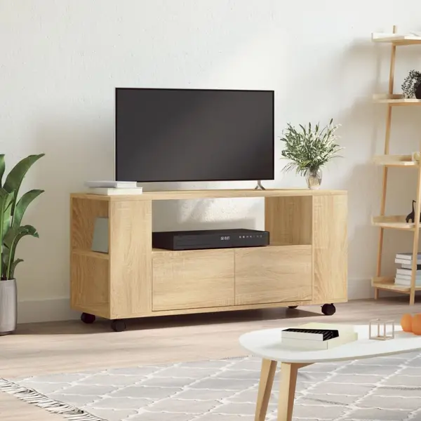Gossi comoda tv, stejar sonoma, 102x34,5x43 cm, lemn prelucrat