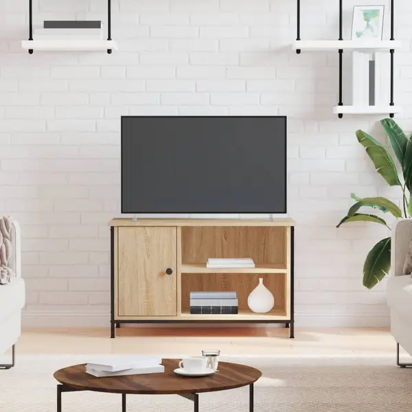 Gossi comoda tv, stejar sonoma, 80x40x50 cm, lemn prelucrat