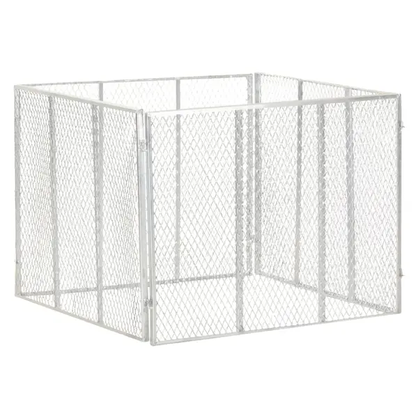 Gossi compostor de gradina, 100x100x77 cm, fier galvanizat