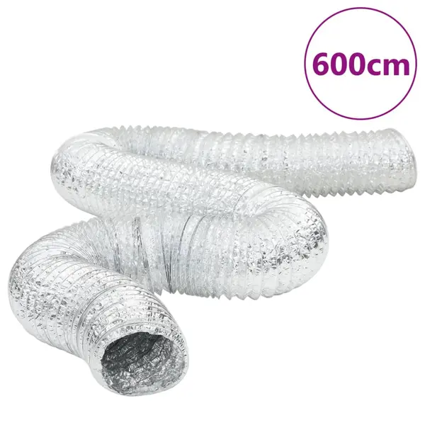 Gossi conducta de ventilatie, 6 m, Ø15 cm, aluminiu