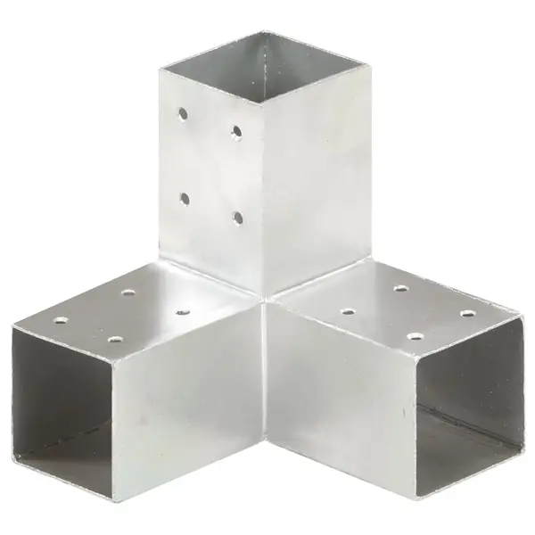 Gossi conector de grinda, forma y, 71 x 71 mm, metal galvanizat