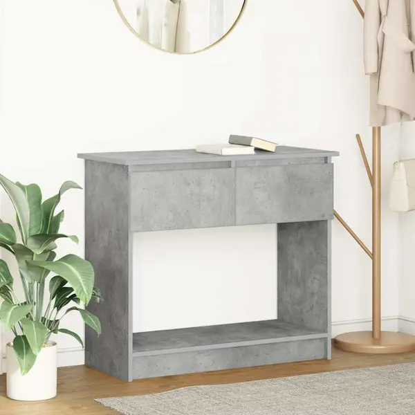 Gossi consola cu sertare gri beton 85,5x38,5x74,5 cm