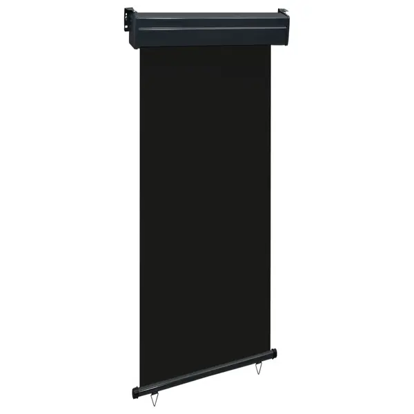 Gossi copertina laterala de balcon, negru, 80 x 250 cm