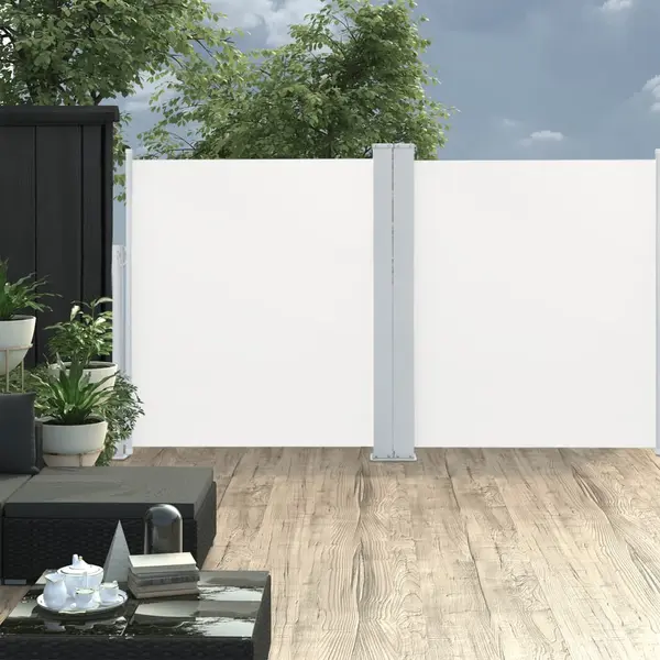 Gossi copertina laterala dubla retractabila, crem, 170 x 600 cm