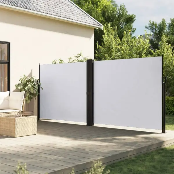 Gossi copertina laterala retractabila, alb, 180x1200 cm