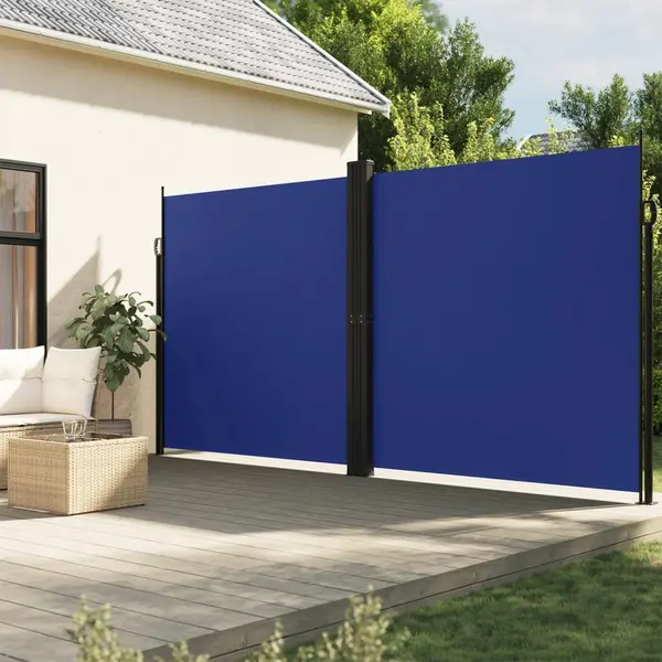 Gossi copertina laterala retractabila, albastru, 220x600 cm