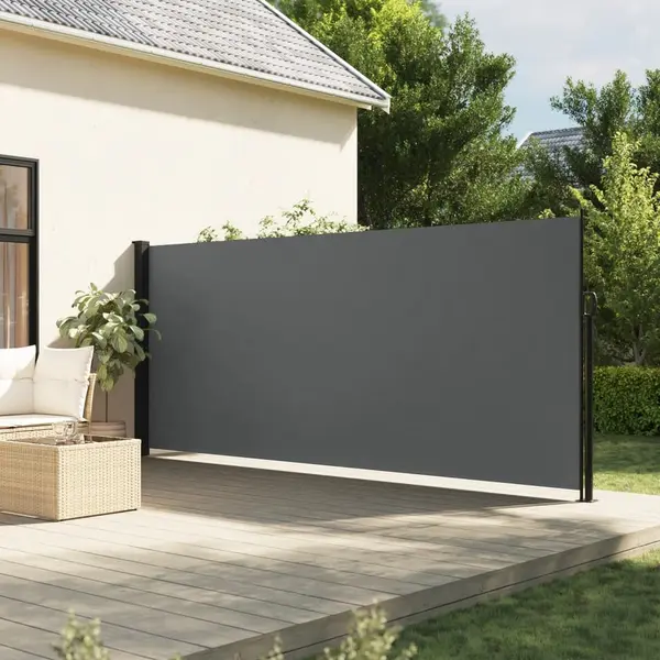 Gossi copertina laterala retractabila, antracit, 160x500 cm
