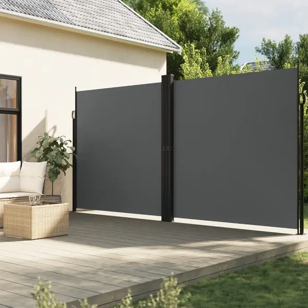 Gossi copertina laterala retractabila, antracit, 200x1000 cm