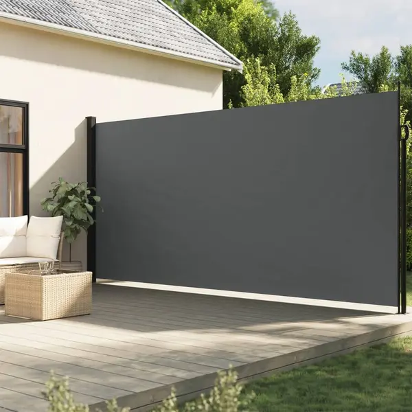 Gossi copertina laterala retractabila, antracit, 200x500 cm