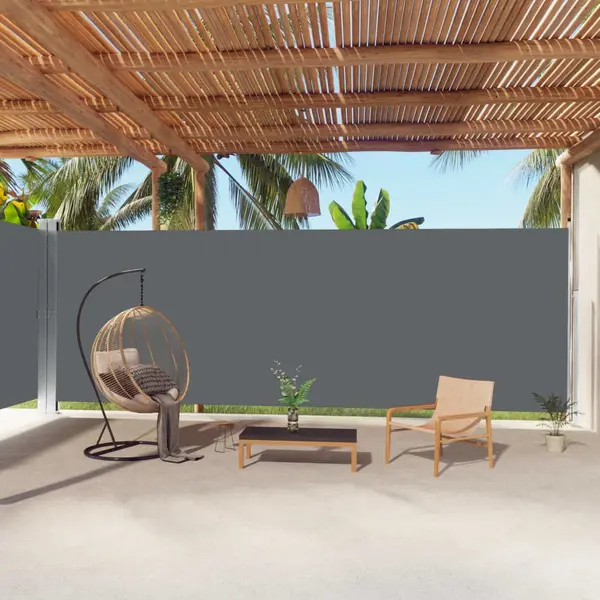 Gossi copertina laterala retractabila, antracit, 220x1000 cm