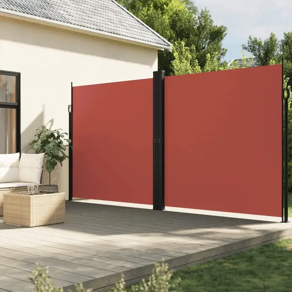 Gossi copertina laterala retractabila, caramiziu, 220x1200 cm