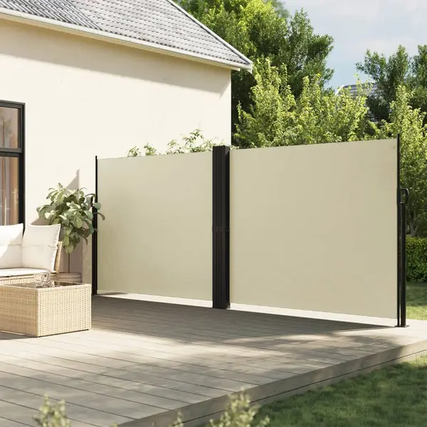 Gossi copertina laterala retractabila, crem, 160x1000 cm