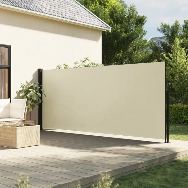 Gossi copertina laterala retractabila, crem, 160x500 cm