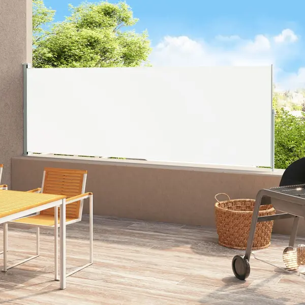 Gossi copertina laterala retractabila de terasa, crem, 180x500 cm