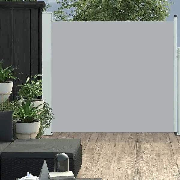 Gossi copertina laterala retractabila de terasa, gri, 170 x 300 cm