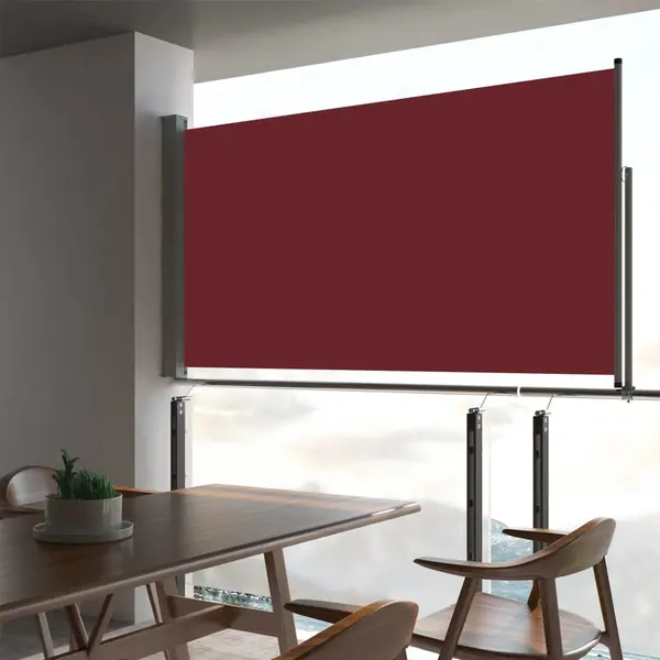 Gossi copertina laterala retractabila de terasa, rosu, 160 x 300 cm